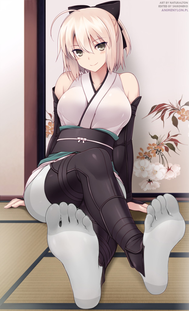 fate stay night sakura saber dark platinum pantyhose feet tights nylon legs foot fetish anime girl