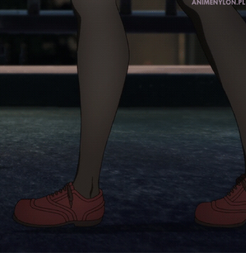kyoukai no kanata kuriyama mirai legs in pantyhose tights