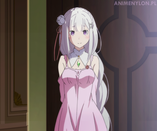 re zero kara hajimeru isekai seikatsu emilia stockings kneesocks thighhighs elf anime girl legs