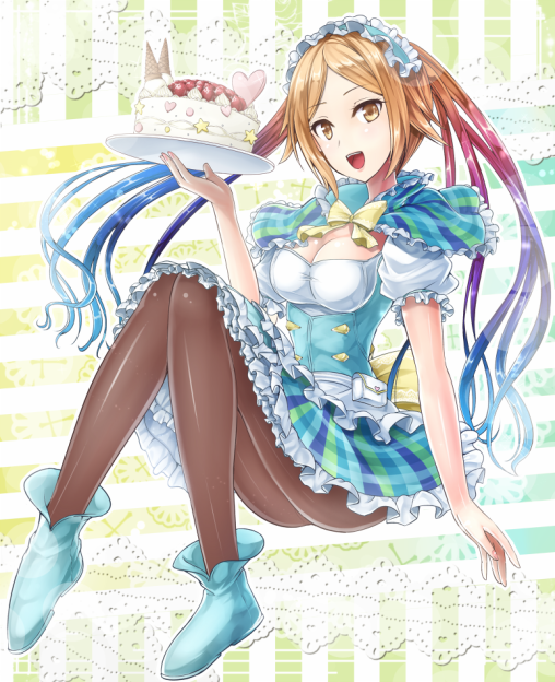 phantasy-star-quna-pantyhose-tights-anime-girl-nylon-legs-waitress