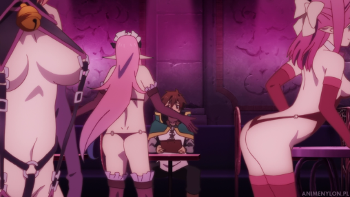 kono-subarashii-sekai-ni-shukufuku-wo-succubus-anime-demon-girls-thong-ass-lingerie-sexy-ecchi-big-boobs-elf