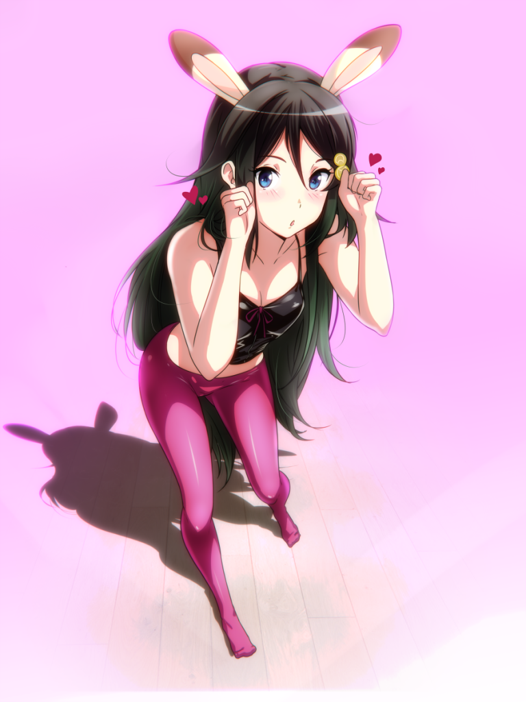 musaigen-no-no-phantom-world-izumi-reina-pantyhose-girl-anime-hosiery-pink-tights-nylon