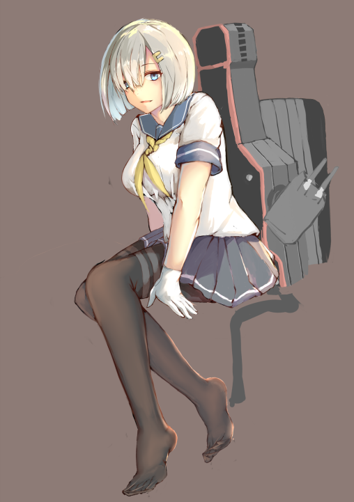 kantai-collection-hamakaze-pantyhose-feet-anime-girl-nylon-legs-black-tights-skirt