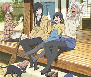 flying witch kowata makoto pantyhose girls hosiery feitsh nylon feet tights lolicon twintails