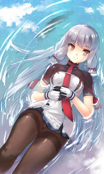 kantai collection murakumo pantyhose anime nylon legs black tights thighs panties ecchi