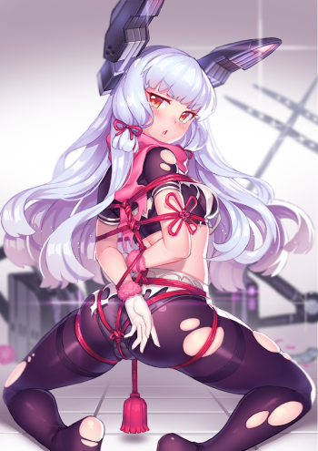 kantai collection murakumo pantyhose bondage anime ass tights nylon legs panties