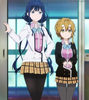 masamune-kun-no-revenge-adagaki-aki-pantyhose-anime-girl-black-nylon-tights-legs-sexy-blue-hair