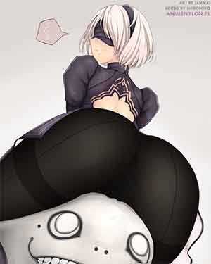 nier automata yorha stockings pantyhose no.2 tybe b anime big ass tights girl nylon