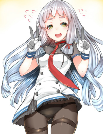 kantai collection murakumo pantyhose anime stockings girl upskirt black tights panties