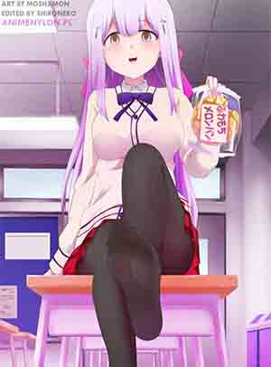 gabriel dropout shiraha raphiel ainsworth feet nylon stockings foot fetish black tights pantyhose anime