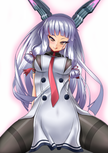 kantai collection murakumo pantyhose anime stockings nylon boobs nipple bodystocking ecchi girl