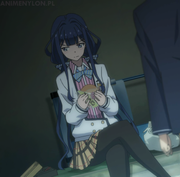 masamune-kun no revenge adagaki aki stockings nylon anime crossed legs black tights
