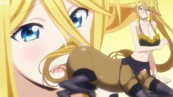 Monster Musume no Iru Nichijou Centorea Shianus horse girl monster stockings lingerie garter belt anime