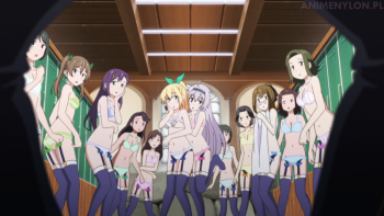 Rokudenashi Majutsu Koushi to Akashic Records stockings anime lingerie garter belt panties kneesocks