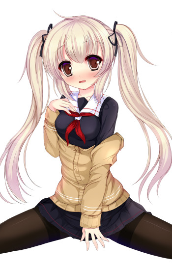 kantai collection muramase stockings anime pantyhose girl tights nylon twintails
