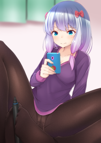 eromanga sensei izumi sagiri feet pantyhose black tights stockings toes legs nylon hosiery manga art