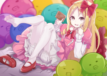 eromanga sensei yamada elf feet nylon white stockings tights pantyhose legs gothic lolita loli lolicon anime girl