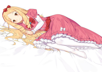 eromanga sensei yamada elf feet white stockings pantyhose tights nylon legs sweet lolita loli blonde