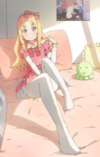 eromanga sensei yamada elf stockings anime pantyhose nylon legs white tights sweet lolita feet loli lolicon