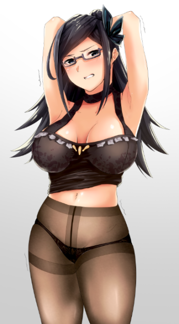 granblue fantasy priest producer stockings tights nylon hosiery lingerie big boobs anime milf girl pantyhose