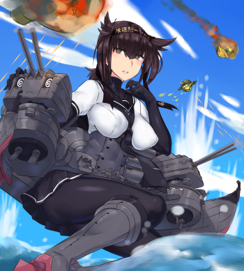 kantai collection hatsuzuki stockings big boobs anime erected nipple pantyhose tights nylon legs thick thighs