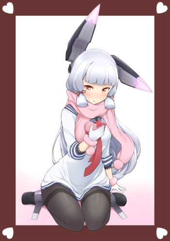 kantai collection murakumo stockings nylon legs anime black tights art manga
