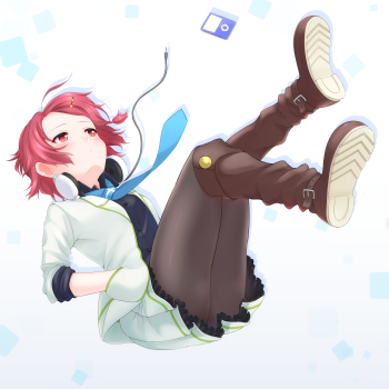 musaigen no phantom world minase koito stockings anime pantyhose nylon legs black tights hosiery manga art
