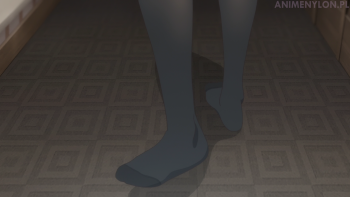 saenai heroine no sodatekata,kasumigaoka utaha,girl,solo,screen capture,image,,feet,reinfored toes,legwear,black legwear,pantyhose,black pantyhose,