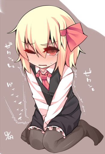 touhou rumia stockings loli anime girl lolicon tights pantyhose manga art