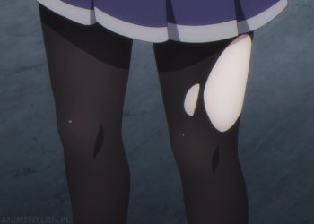 Busou Shoujo Machiavellianism Amou Kirukiru ripped pantyhose torn stockings tights nylon legs hosiery